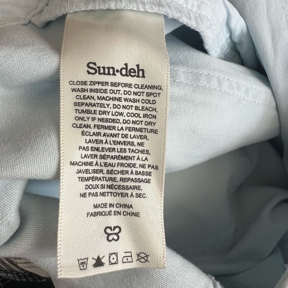 Aritzia Sun•deh Sundays Best Jaden Pant Chino in Lt Blue 6 - Picture 9 of 13